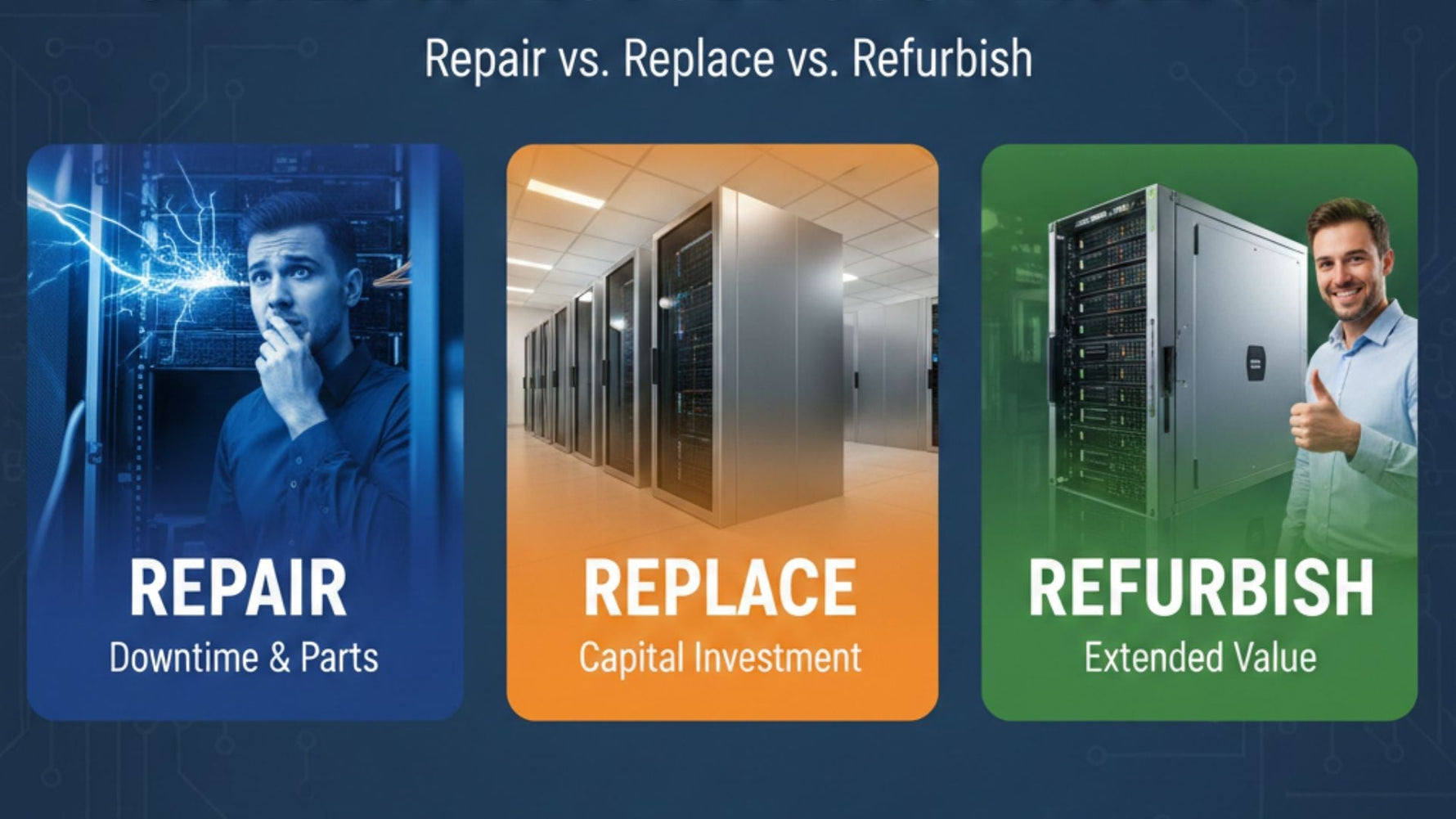 Server Lifecycle Cost Analysis: Repair vs Replace vs Refurbish
