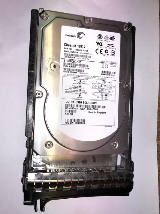 HC492 Dell SCSI 300GB 10K U320 Hard Drive Disk ST3300007LC 9X1006-143 2nd :HC492: Alt () Other //