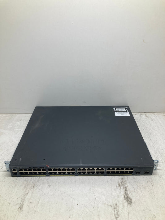 WS-C2960X-48FPD-L Cisco Catalyst 2960-X Series 48-Port PoE+ 10G Uplink 740W Switch