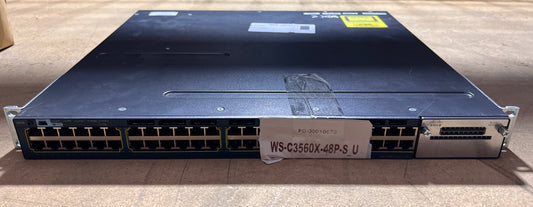 Cisco Catalyst 3560X Series WS-C3560X-48P-S V02 2nd :: Alt () Other //