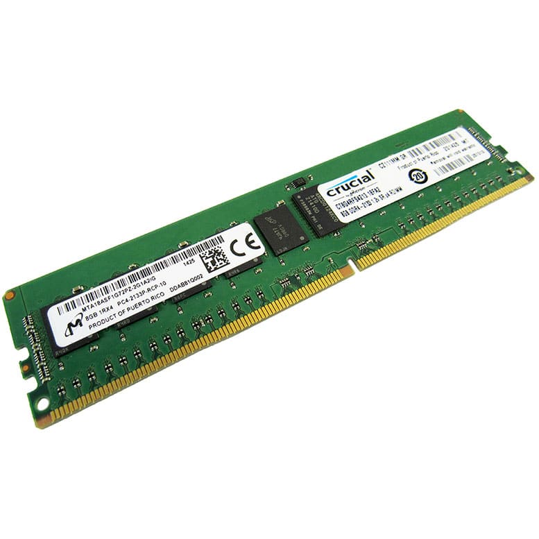 MTA18ASF1G72PZ-2G1A2IG MICRON 8GB 1RX4 PC4-2133P RAM