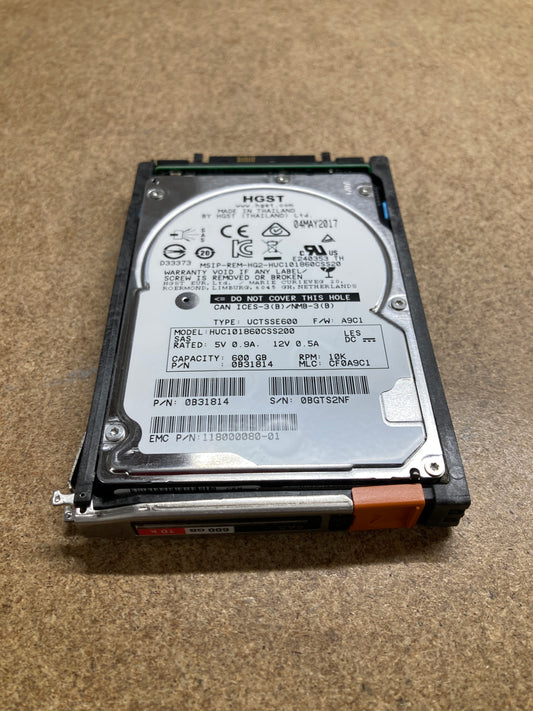 005051466 EMC 600GB 10K 2.5" 6GB SAS Hard Drive 2nd :: Alt () Other //