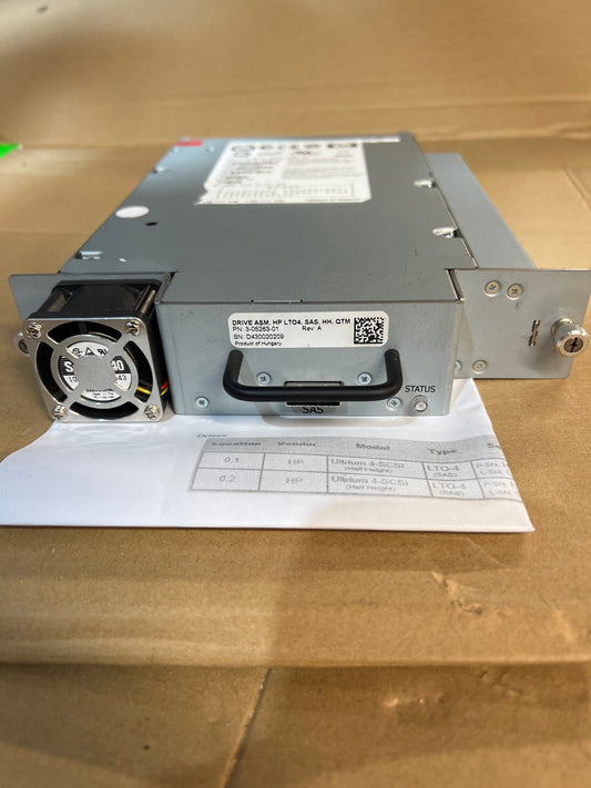 Quantum LSC1S-UTDM-L4HA 3-05263-01 LTO4 HH SAS Tape Drive Module for i40, i80 Interface SAS MPN	LSC1SUTDML4HA Model 3-05263-01