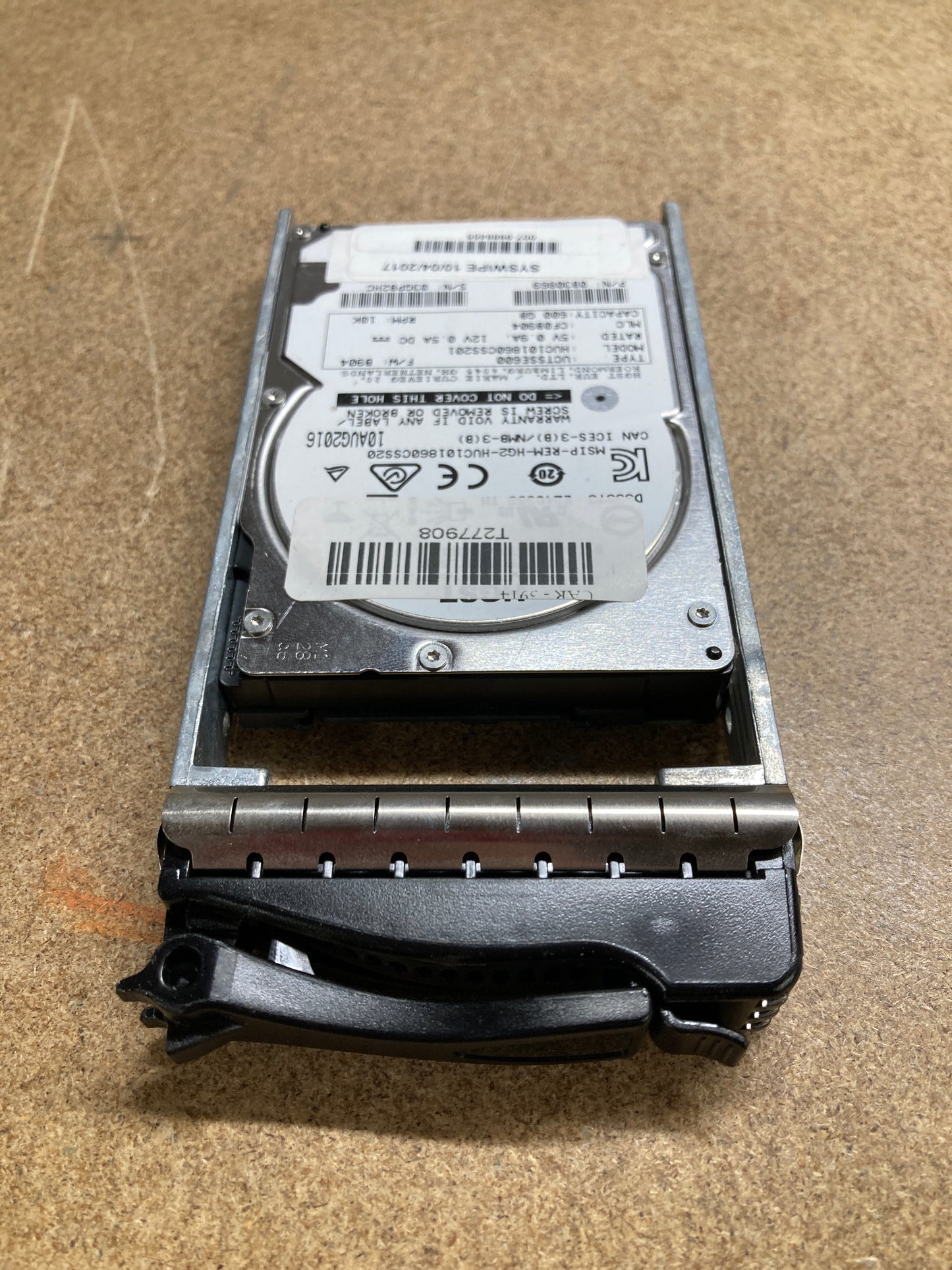 007-9988455 NetApp 600GB 10K RPM SAS 6GB/s HDD 2nd :HUC101860CSS201: Alt () Other /0B30869/