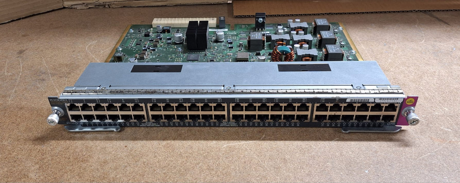 CISCO WS-X4748-UPOE+E 4500-E 48-PORT GBE UPOE LINE CARD 2nd :: Alt () Other //