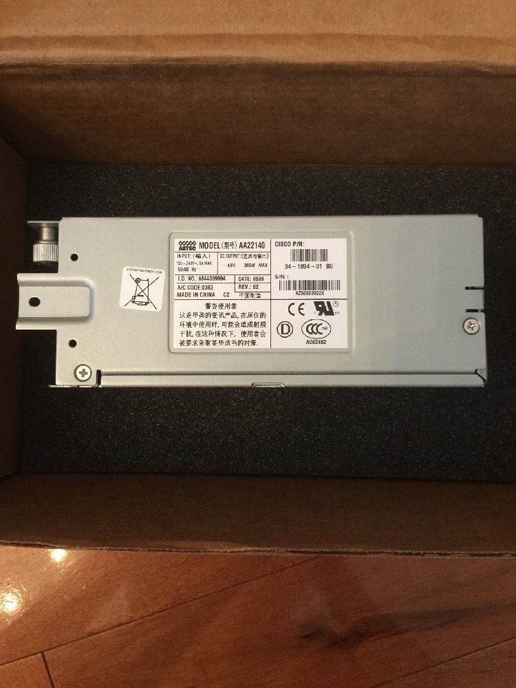Cisco3745/3725 Inline PoE Power Supply 34-1894 AA22140 CNP3C80BAA PN:PPWR-PS-360W 2nd :PPWR-PS-360W: Alt () Other //