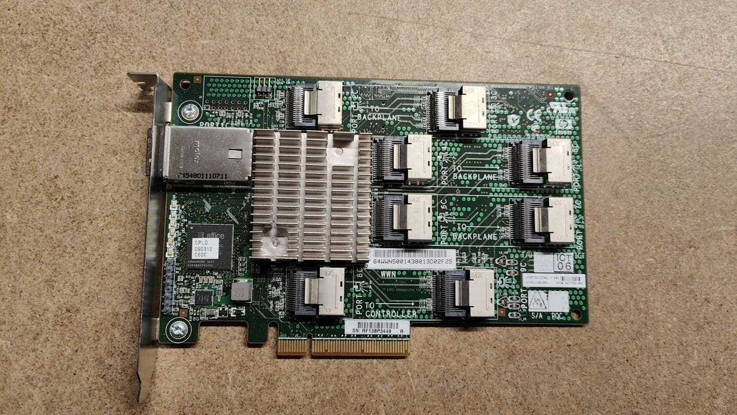 HP 24 Bay PCI-E Expander Controller Card 468405-002 487738-001 2nd :487738-001: Alt () Other //