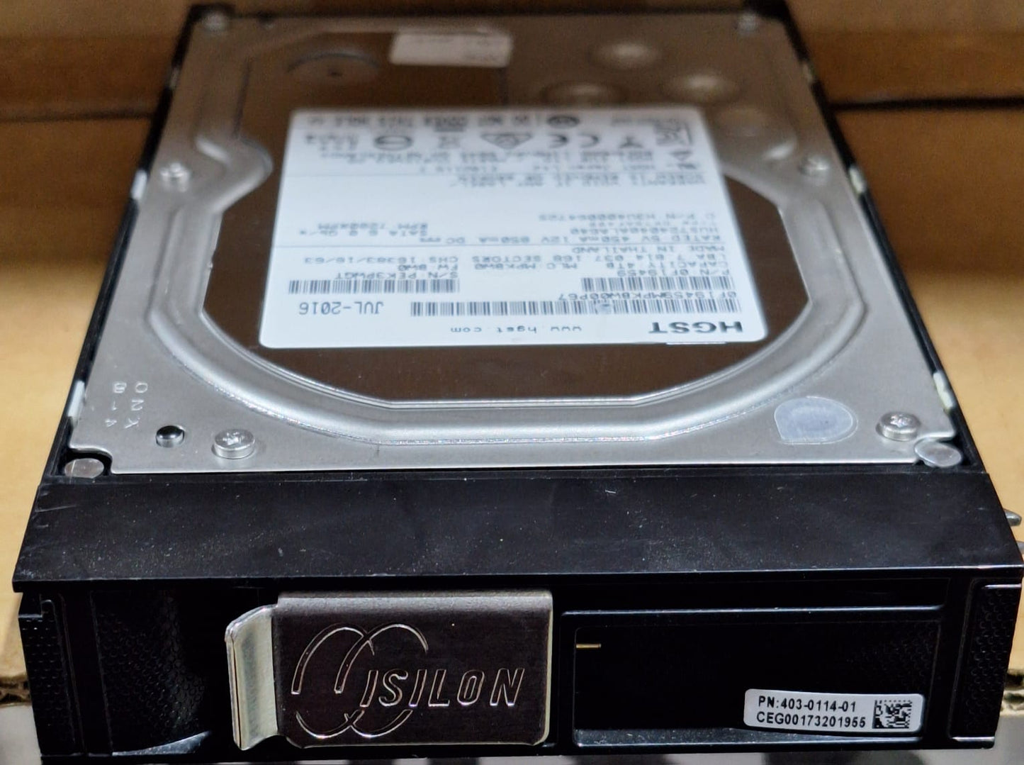 0F19459 403-0114-01 EMC Isilon 4TB SATA 6Gbps LFF Hard Disk Drive