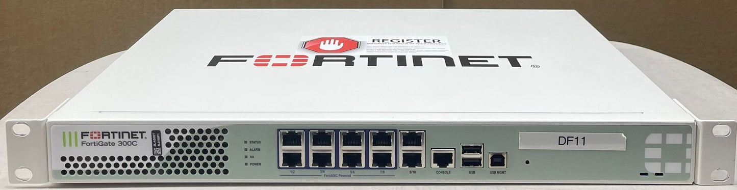 Fortinet Fortigate 300-C Firewall Security Appliance 2nd :: Alt () Other //