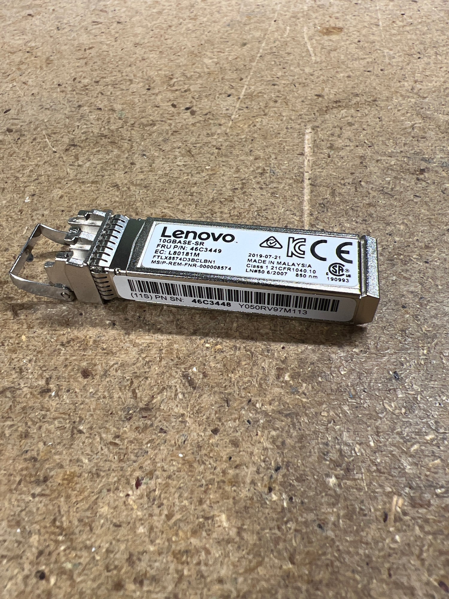 IBM FRU 46C3449 Blade AFBR-703SDZ-BN1 SFP+ 10G 850nm BN-CKM-SP-SR 46C3447 2nd :46C3449: Alt () Other //