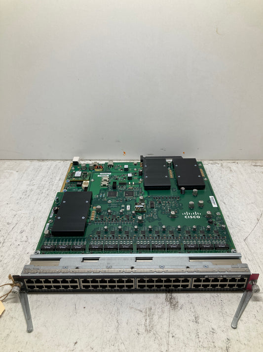 WS-X6148E-GE-45AT Cisco Catalyst 6500 Series 48-Port GbE PoE+ 10/100/1000 RJ-45 Switch Module 2nd :: Alt () Other //