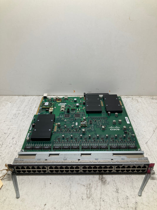 WS-X6148E-GE-45AT Cisco Catalyst 6500 Series 48-Port GbE PoE+ 10/100/1000 RJ-45 Switch Module