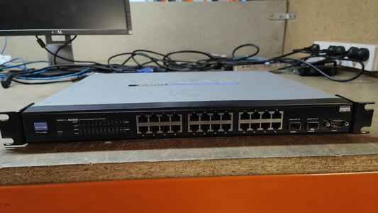 24-port 10/100/1000 Gigabit switch with WebView