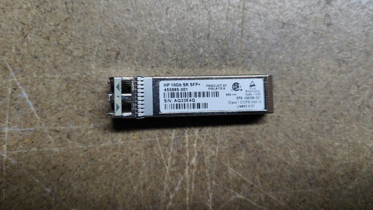 HP 10Gb Ethernet SR SFP Optical Transceiver Module 455885-001 2nd :455885-001: Alt () Other //