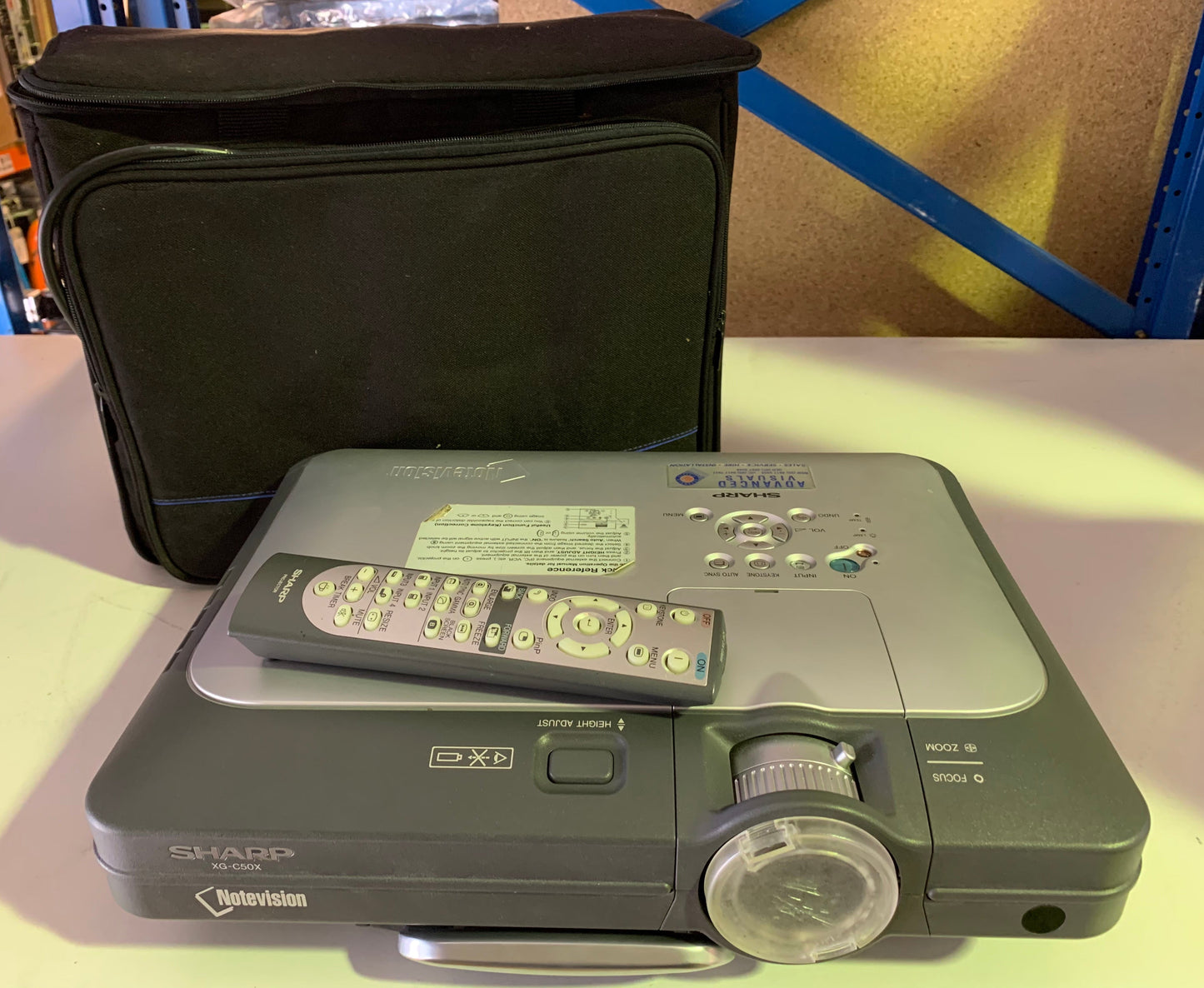 XG-C50X Sharp Notevision LCD Projector with Carry Bag and Remote Control