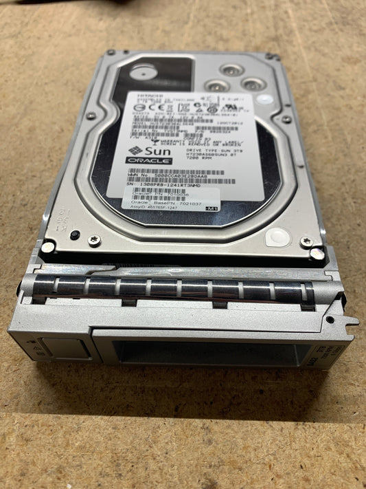 Sun Oracle 3TB 7.2K SAS Hard Drive