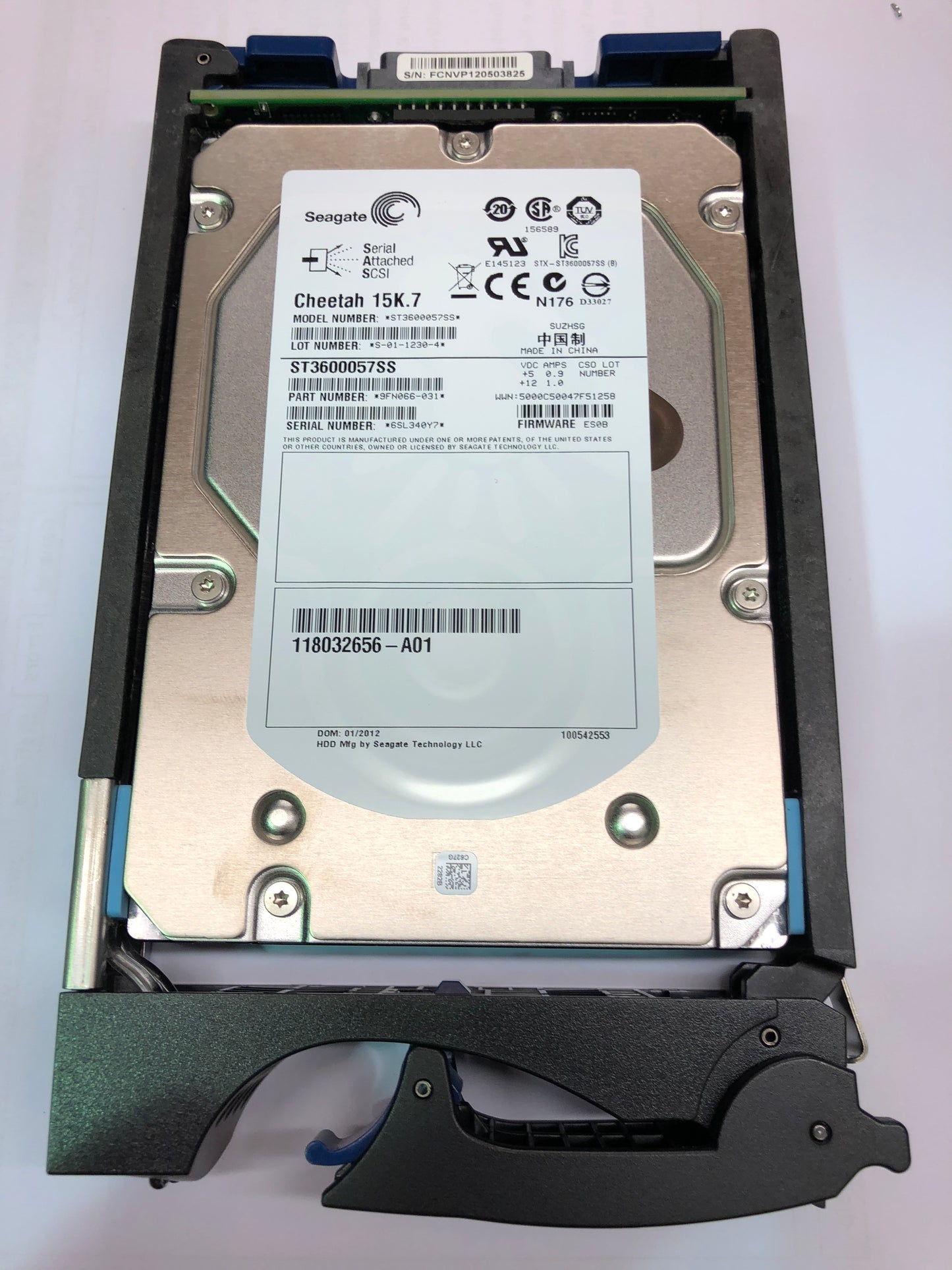 .EMC VNX 600GB 15K 6Gbps SAS 3.5" Hard Disk Drive VX-VS15-600 V3-VS15-600 PN 005049274 2nd :005049274: Alt () Other  /V3-VS15/