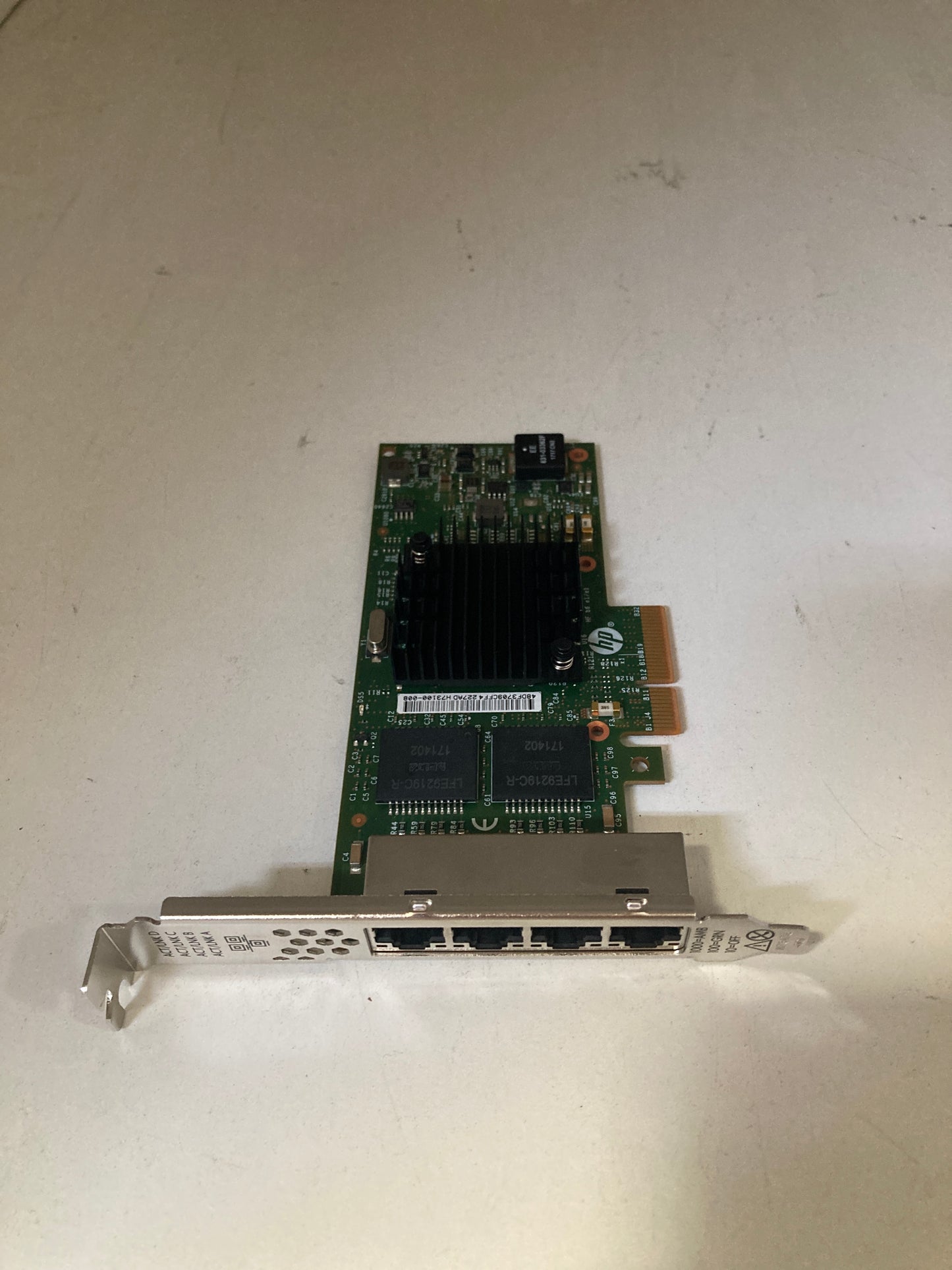 HP Ethernet 1GB 4 Port NC366T PCI-E Adapter 816551-001 811546-B21 2nd :811546-B21 811544-001: Alt () Other //