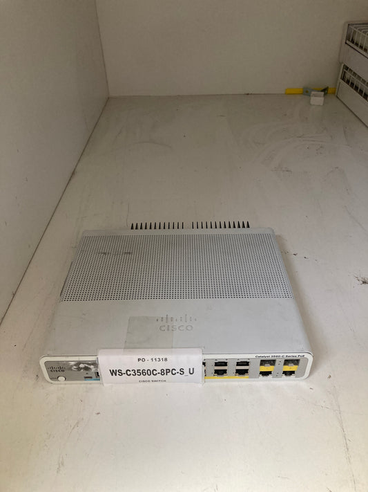 Cisco Catalyst 3560-C Series PoE Network Switch PN: WS-C3560CG-8PC-S 2nd :WS-C3560CG-8PC-S: Alt () Other //