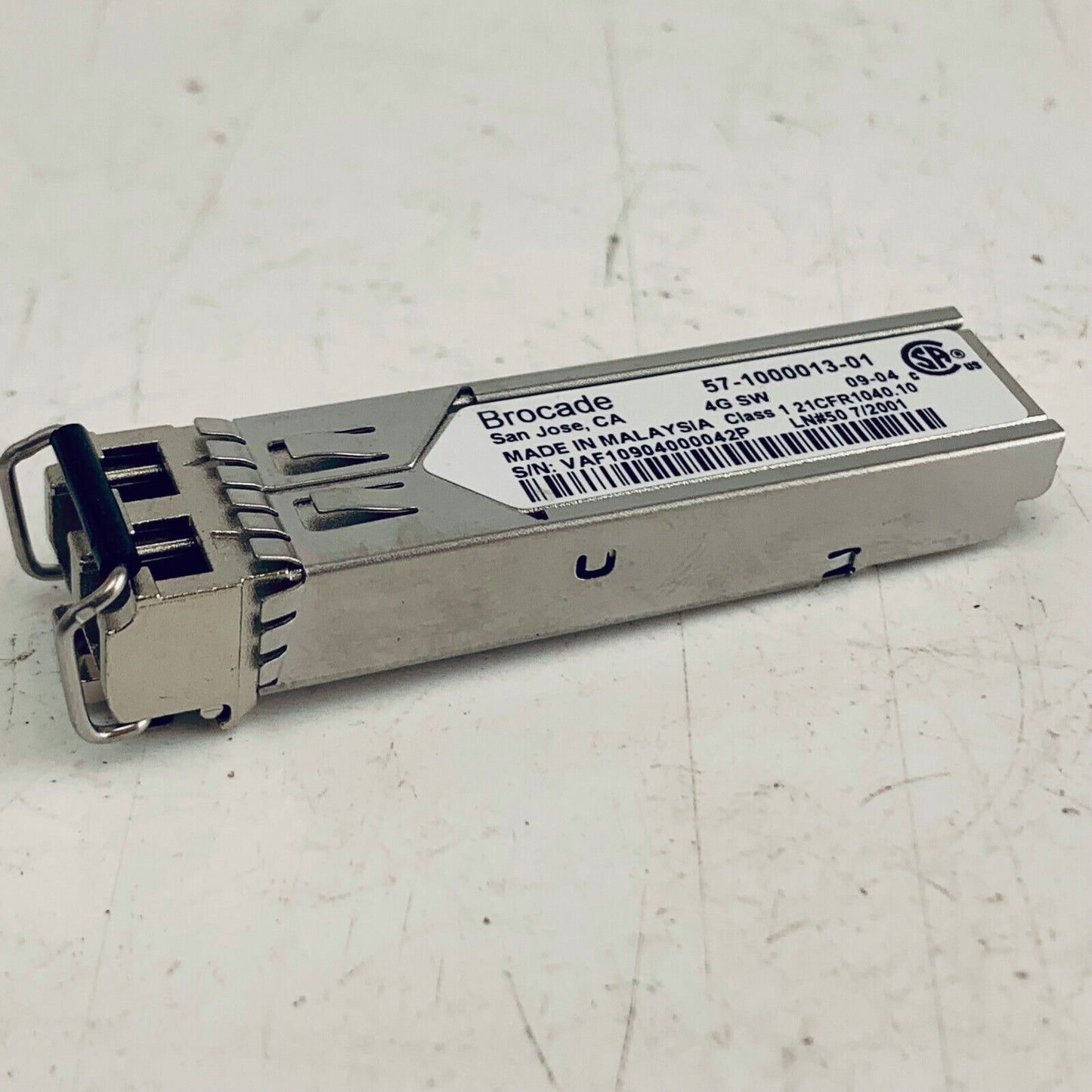 Brocade Duplex SFP 4 Gbit Optical Transceiver 850nm shortwave 2nd :57-1000013-01: Alt () Other //