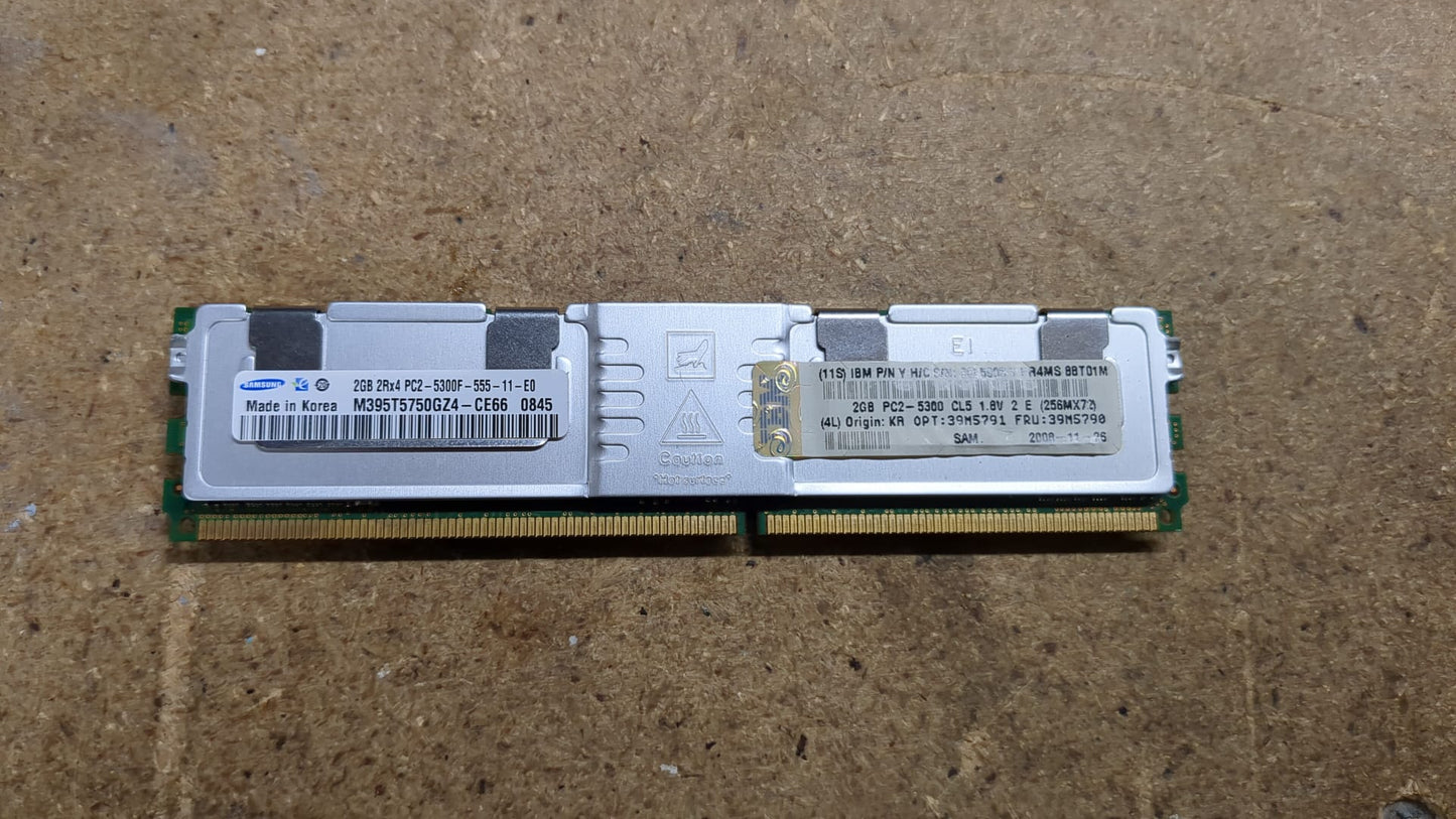 IBM RAM 2GB PC2-5300F 2Rx4 39M5790 2nd :39M5790: Alt () Other //