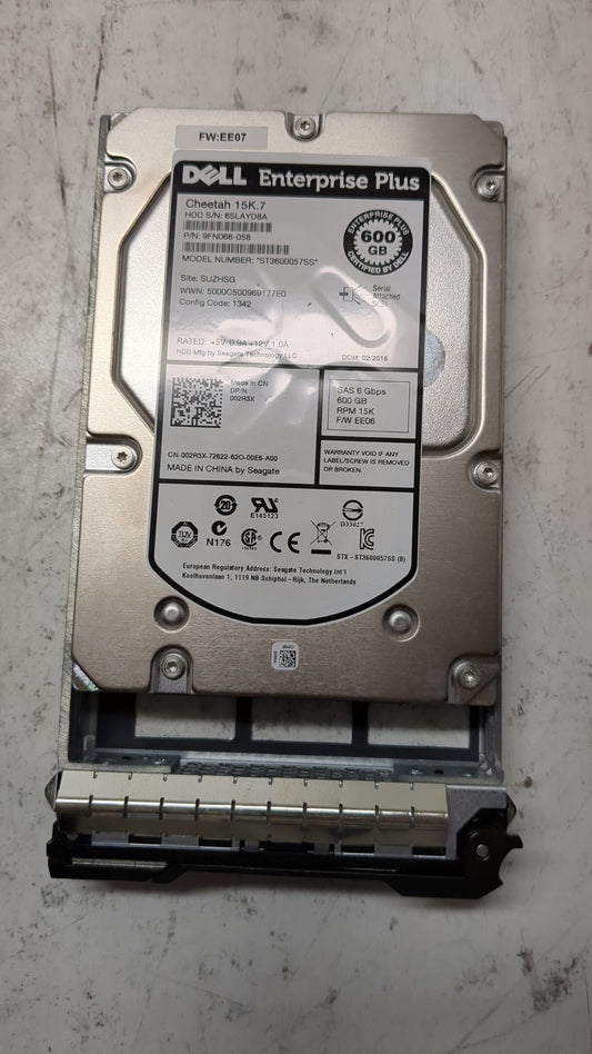 02R3X-EQL-PS6000 Dell EqualLogic 02R3X 600GB 15K SAS Hard Drive For PS6000 2nd :002R3X: Alt () Other //