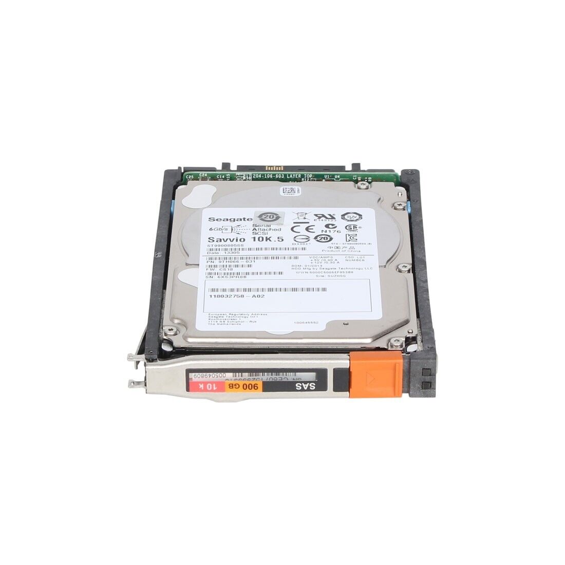 005049206 EMC 900GB 10K SAS 6Gbps 2.5 Hard Disk Drive