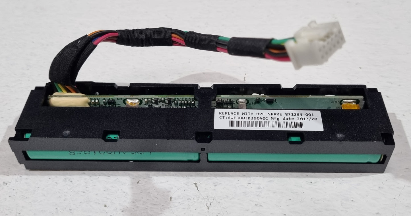 Tested before shipping - Money Back G'tee. 871264-001 HP 96W Smart Storage Battery for Gen 9 & Gen 10 servers with cable