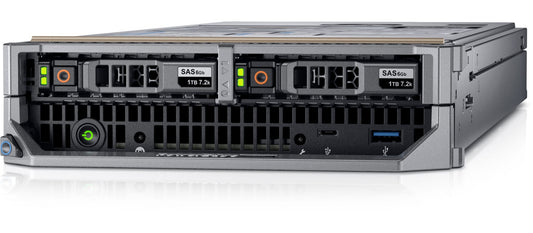 Dell M640 Blade server includes 2x Intel Xeon Gold 6244, 512GB DDR4 RAM and 2x 900GB 10k SAS HDDs