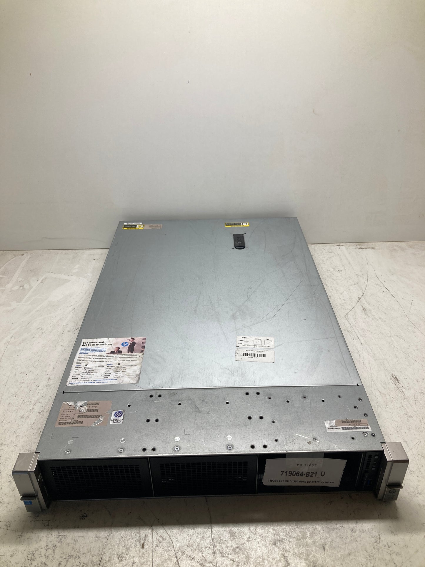 HP DL380 Gen9 8x SFF SERVER  2x E5-2650v3 CPUs 64GB RAM 8x 300GB SFF SAS Hard disk drives