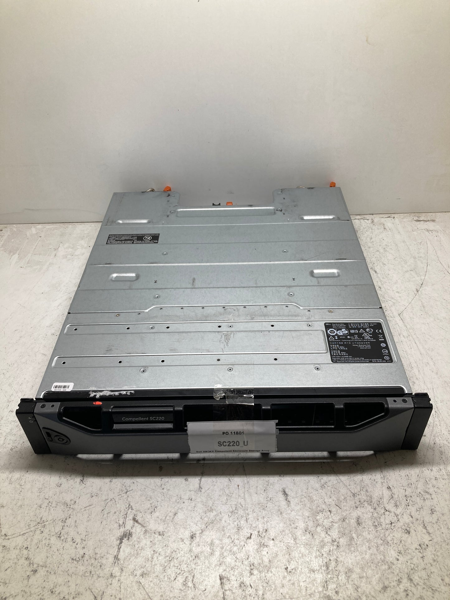 SC220 Dell XM3KX Compellent  Enclosure Storage Array w/ 2x PSU & 2x Controllers 2nd :: Alt () Other //