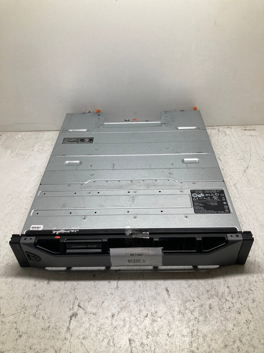 SC220 Dell XM3KX Compellent Enclosure Storage Array w/ 2x PSU & 2x Controllers