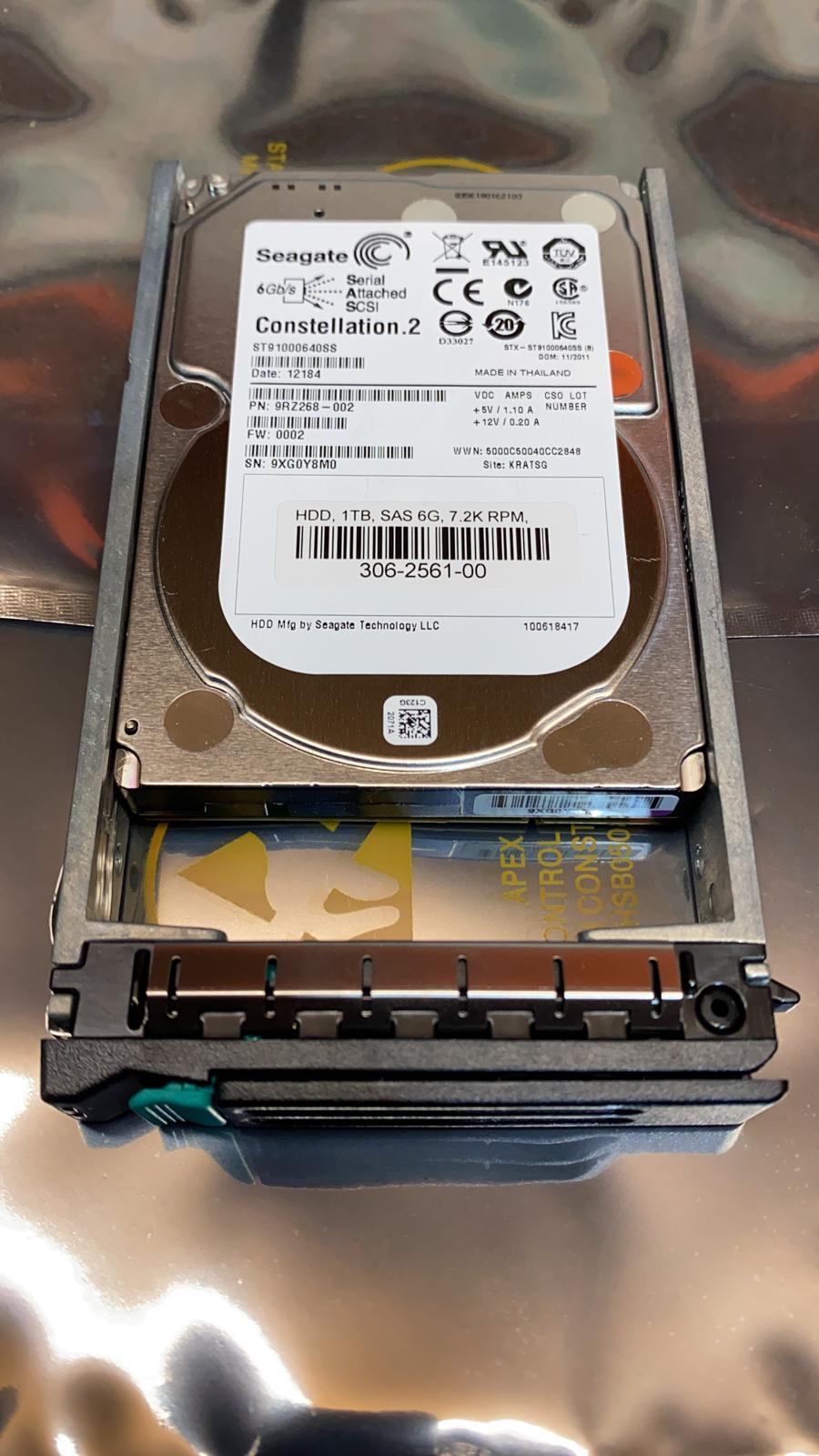 Seagate 1TB 7.2K 2.5" SAS ST91000640SS 306-2561-00 symantec tray 2nd :ST91000640SS: Alt () other /306-2561-00/