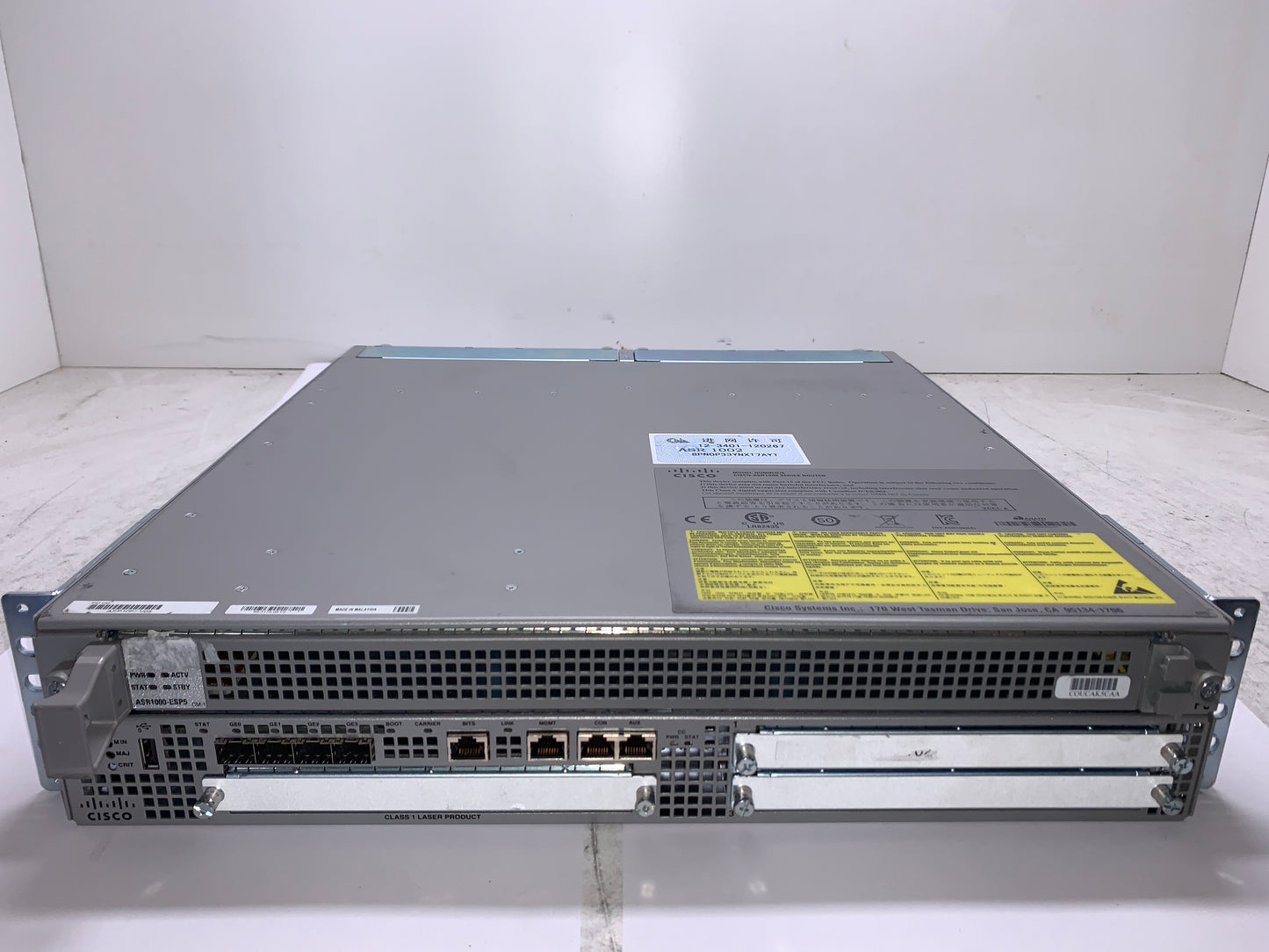 ASR1002 Cisco ASR 1000 Series Gigabit Aggregation Services Router 2nd :: Alt () Other //.