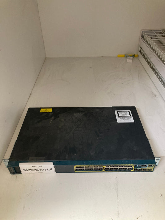 Cisco Catalyst 2960S Stack 24GigE 4xSFP LAN Base Ethernet Switch