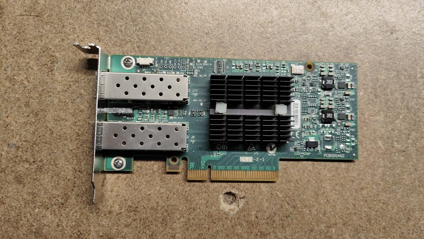 00W0055 IBM Mellanox ConnectX-3 MCX312A-XCBT Dual Port 10GB SFP Adapter Card 2nd :00W0055: Alt () Other //