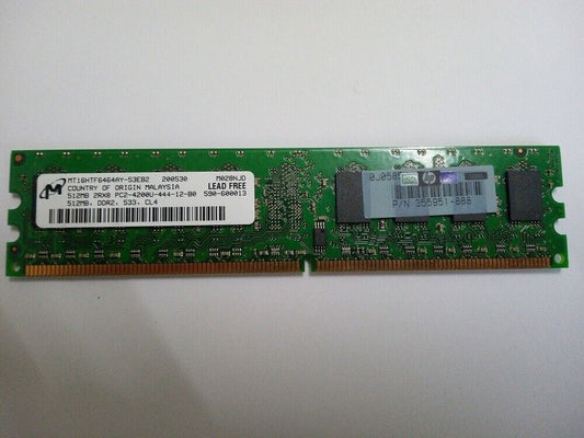 HP 359241-001 512MB PC2-3200 ECC REG DDR2 Memory RAM 345112-051PN:359241-001 2nd :359241-001: Alt () Other //