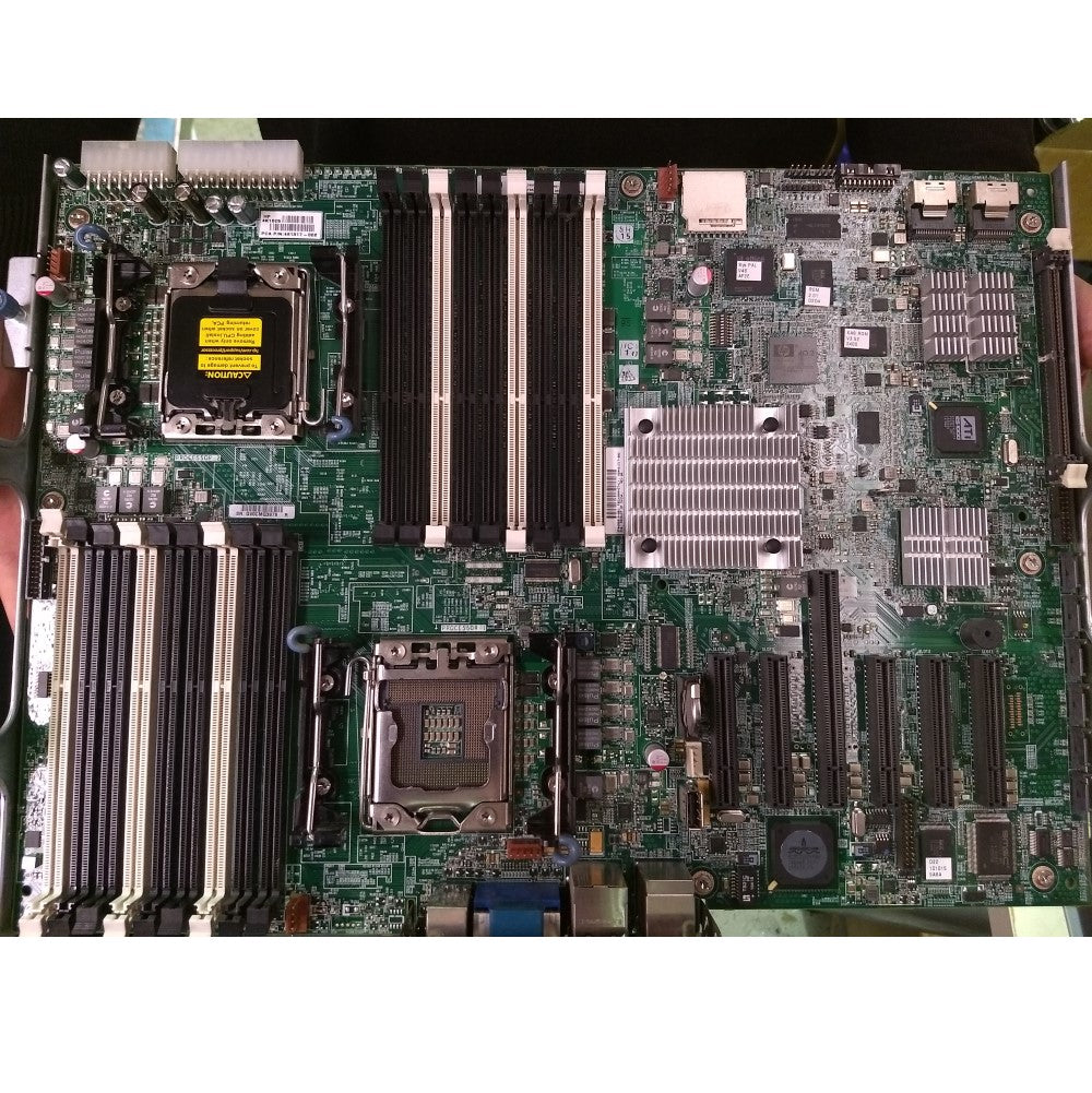 HP ML350 G6 System board supports Intel 5500 and 5600 series processors.