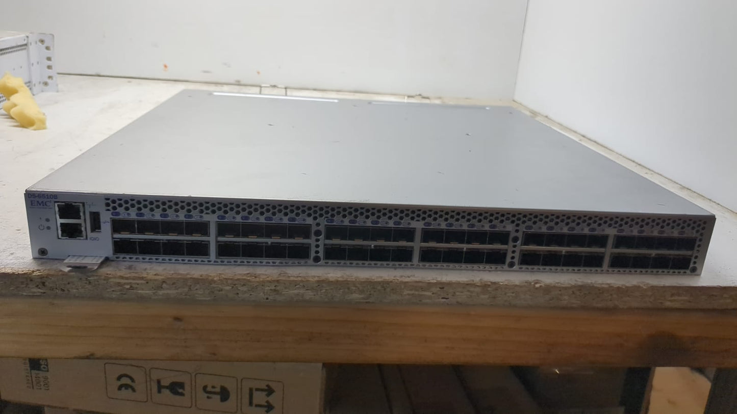 100-652-582 EMC Brocade Ds-6510 24-Ports/48-Ports 16Gbps Fibre Channel Network Switch