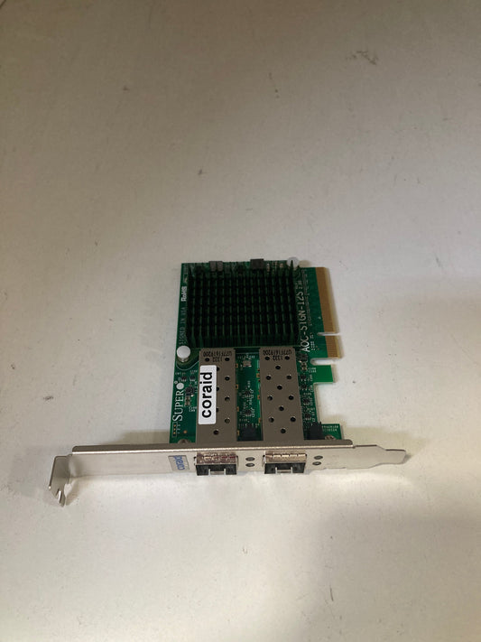 Supermicro AOC-STGN-I2S REV 2 Dual-Port 10 Gig Ethernet Card /Low Pro Bracket