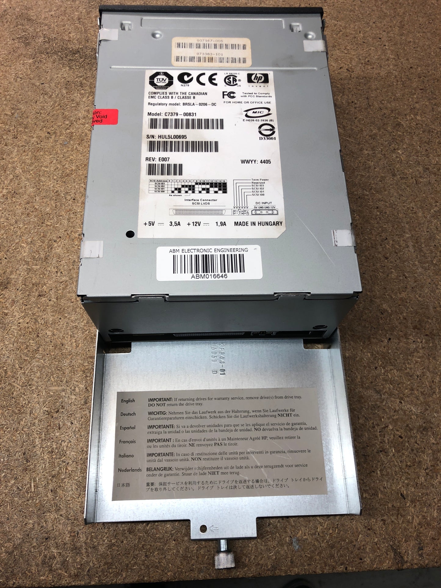 HP LTO-2 Ultrium 460 MSL Drive