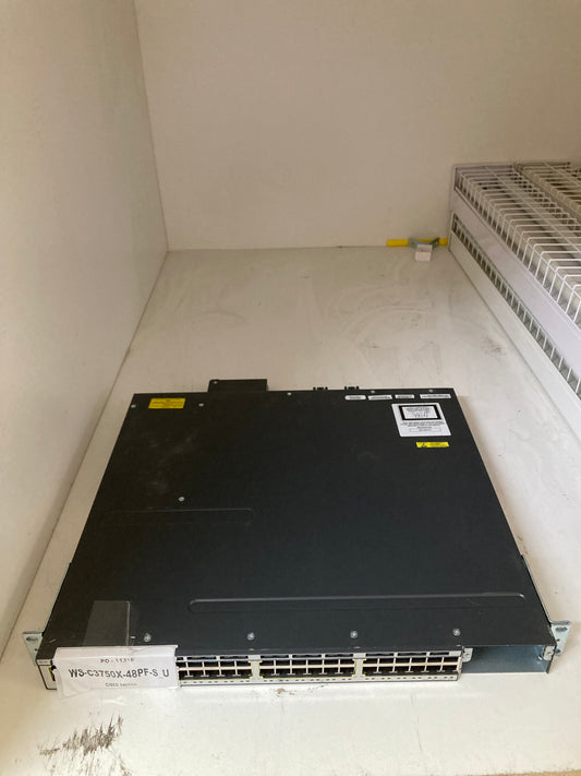 Cisco WS-C3750X-48PF-S 48-Port Gigabit IP Base Switch 2nd :: Alt () Other //.