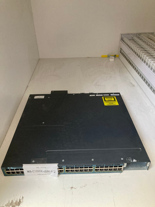 CISCO Series 48 Port Full PoE IP Base WS-C3560X-48PF-S