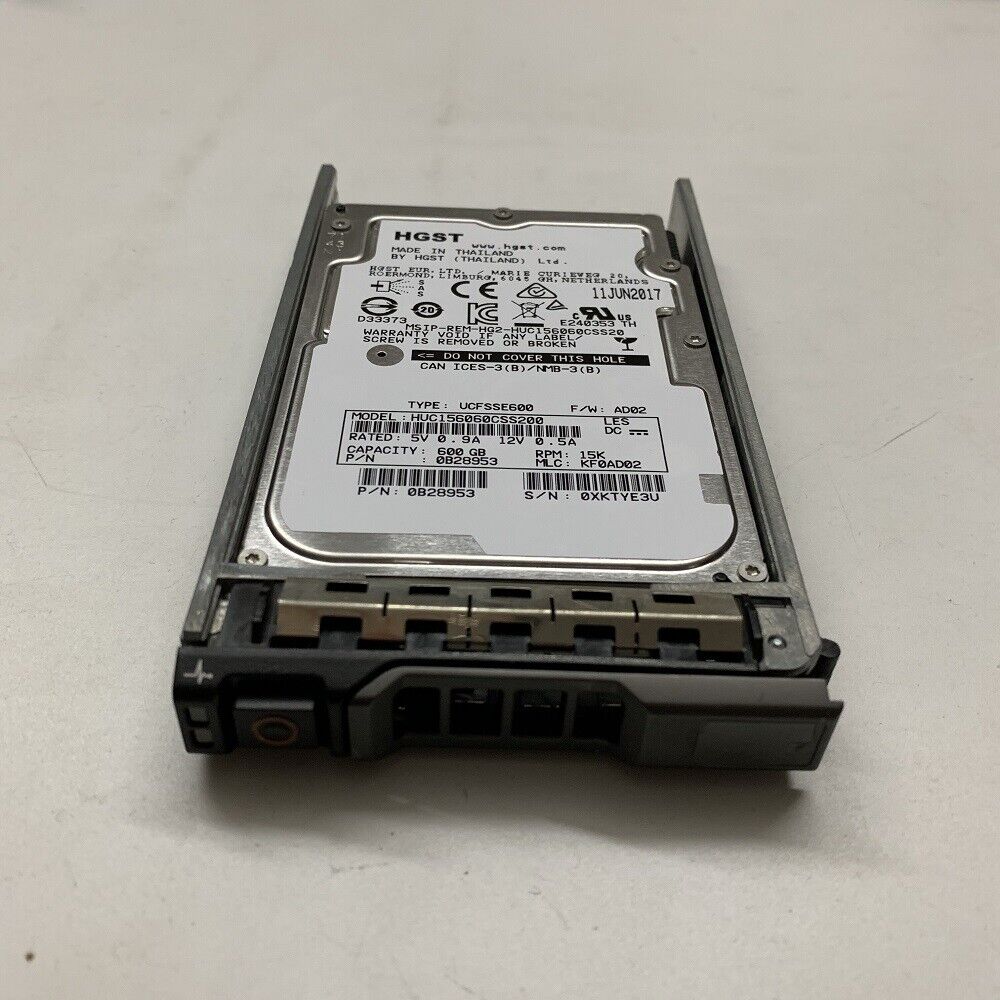 HGST Ultrastar 600GB 15k 2.5inch Hard Drive PN: HUC156060CSS200 2nd :0B31568: Alt () Other /w/ 0 Bad Sectors/