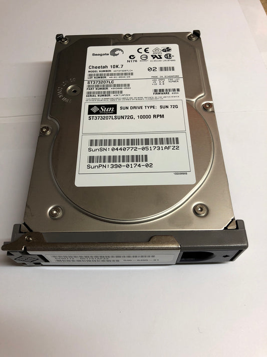 Sun Seagate 72GB U320 10K SCSI Hard Disk Drive PN:540-5455 2nd :540-5455: Alt (XRA-SC1CB-73G10K) Other //