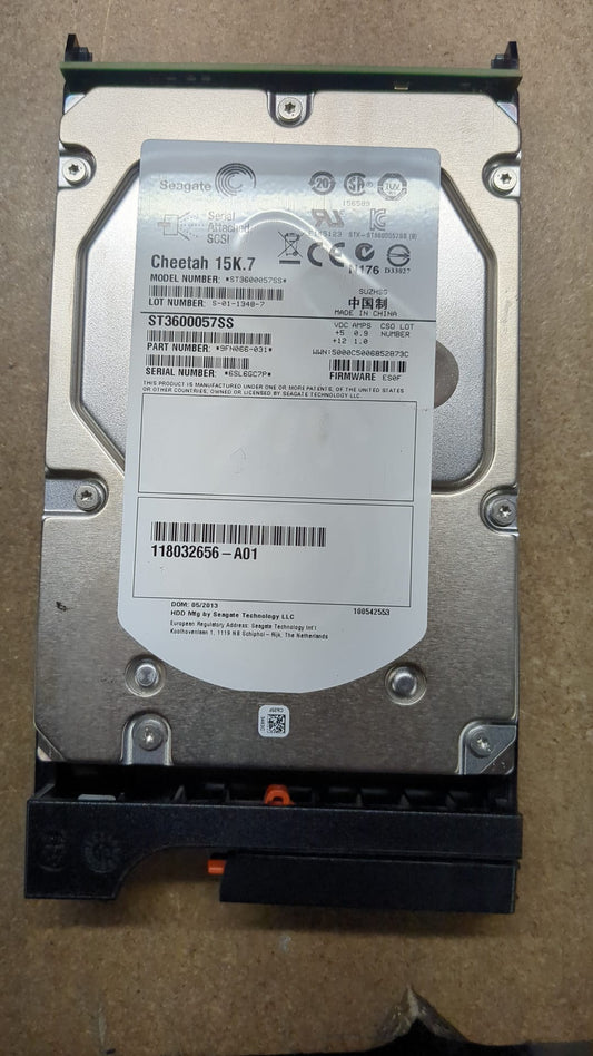 EMC 600GB 15K 6Gbps VNXe 3100 3150 Hard Disk Drive 005049039 2nd :V2-PS15-600: Alt () Other /Seagate ST3600057SS 9FN066-031  118032656-A01 ES0F Firmware/