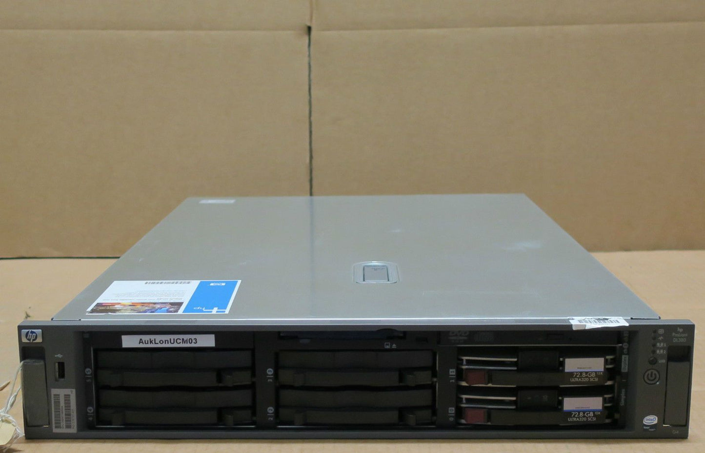 HP DL380 G4 1x 3.2GHz CPU 2U 3.5inch Rackmount Server PN:370596-371 2nd :370596-371: Alt () Other //