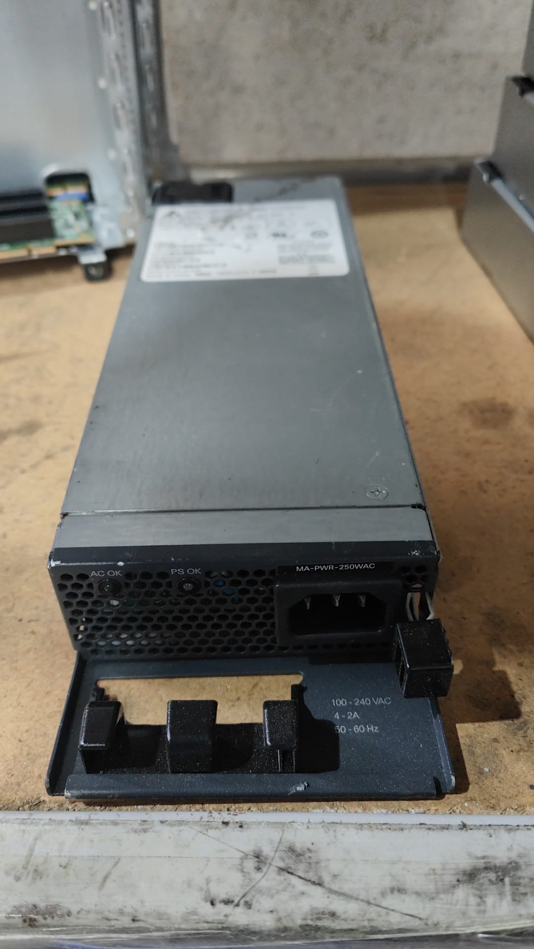 Cisco MA-PWR-250WAC 250 WATT POWER SUPPLY 2nd :: Alt (640-2001) Other /DPS-250AB-86 dcb2052u04w/