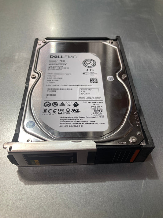 005053647 EMC 4TB 7.2K SAS 12GB/s HDD