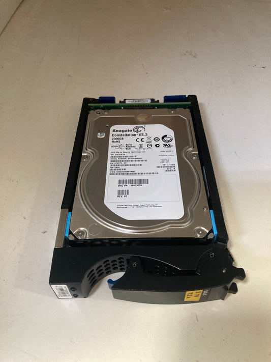 005050140 EMC 2TB 7.2K 6Gbps 3.5" SAS Drive VX-VS07-020 V3-VS07-020 V4-VS07-020